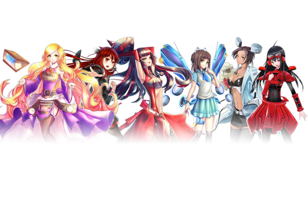 Vehículos japoneses se convierten en chicas moe