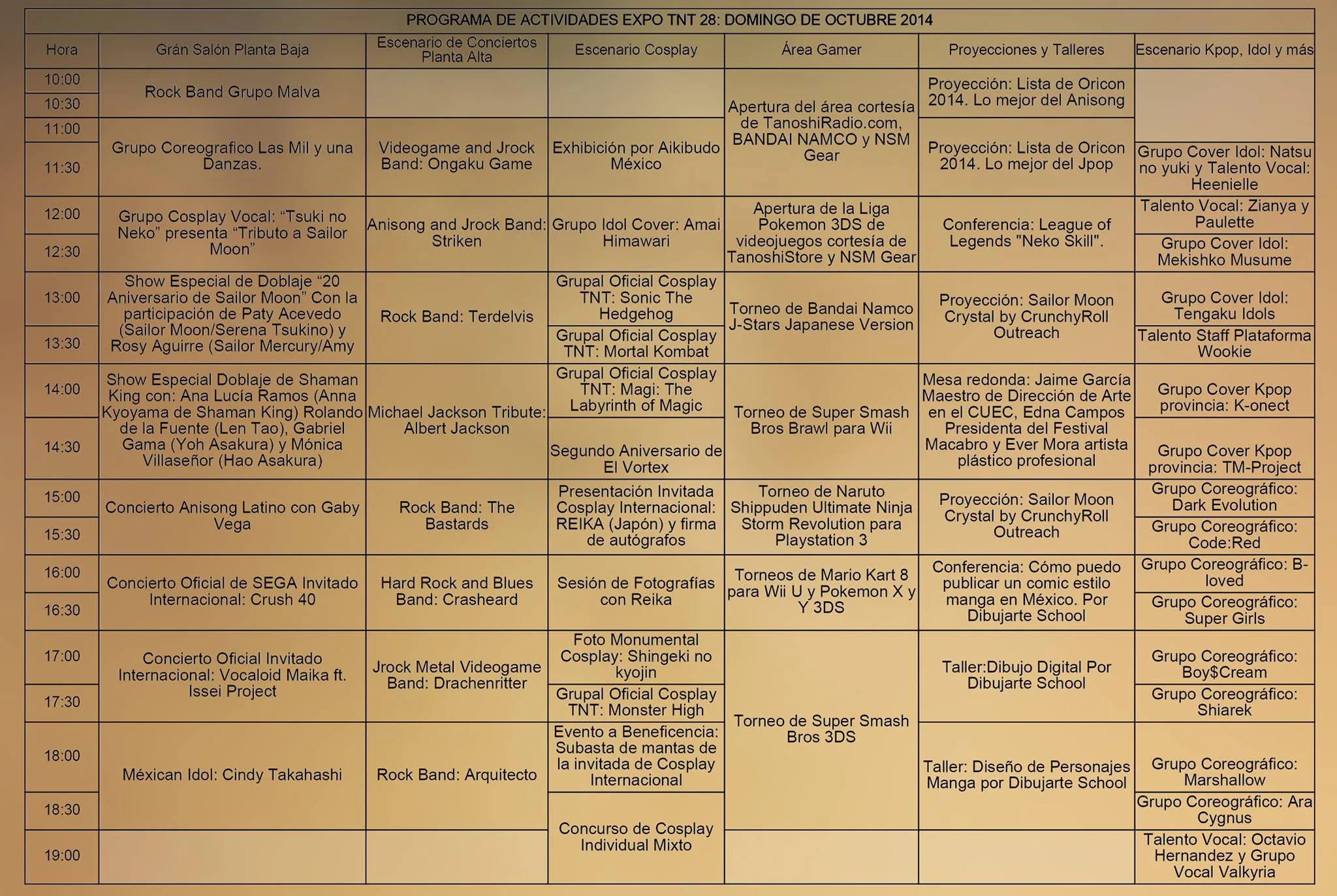 Actividades Expo TNT 28 día 3