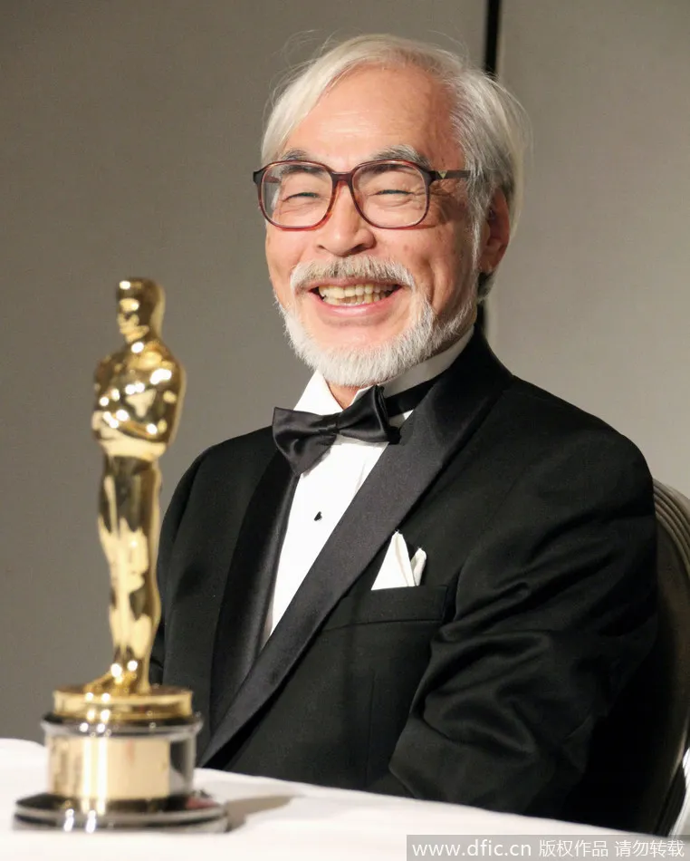 hayao miyazaki recibe un oscar honorifico