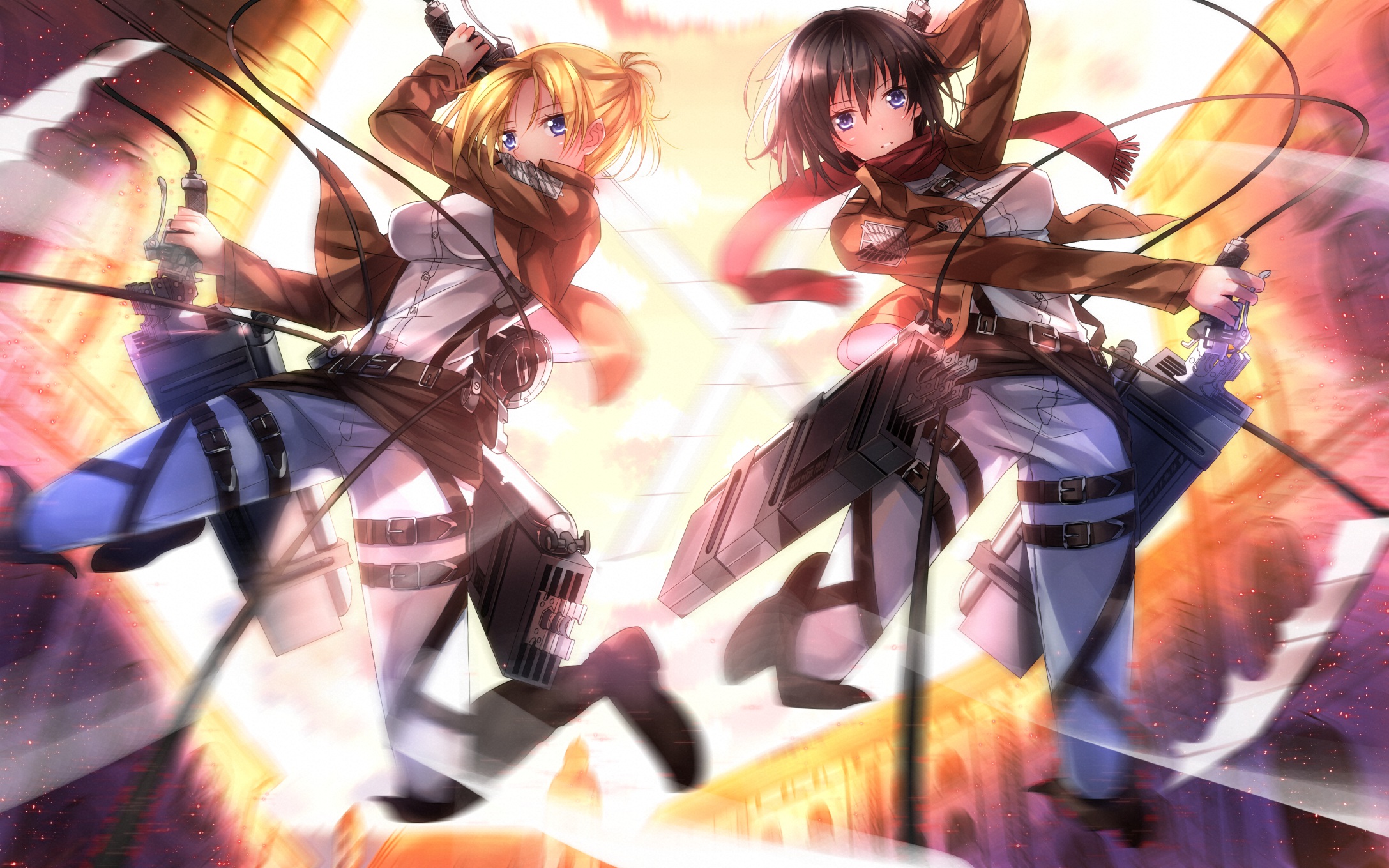 Shingeki no Kyojin: Lost Girls es la novela spin-off protagonizada por Mikasa y Annie