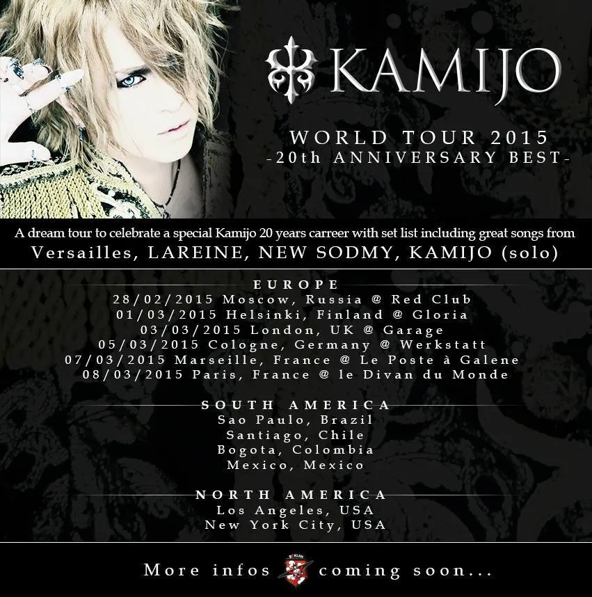 Kamijo World Tour 2015