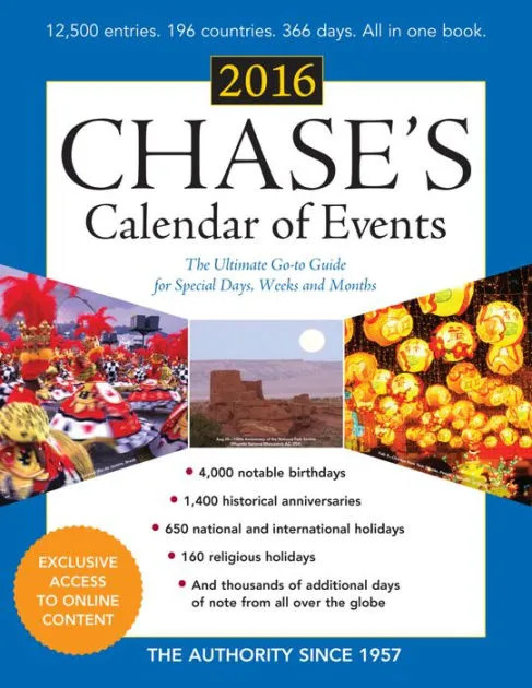 Calendario de Eventos de Chase