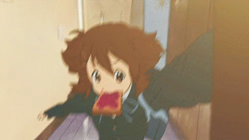 toast anime gif