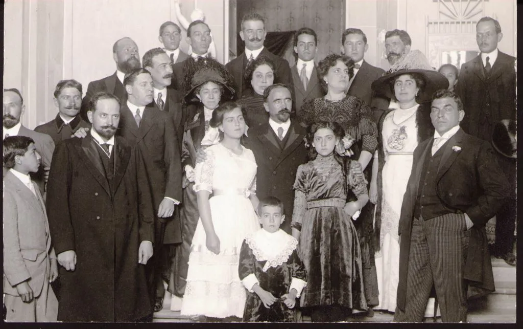 Familia de Francisco I. Madero y Kumaichi Horiguchi 