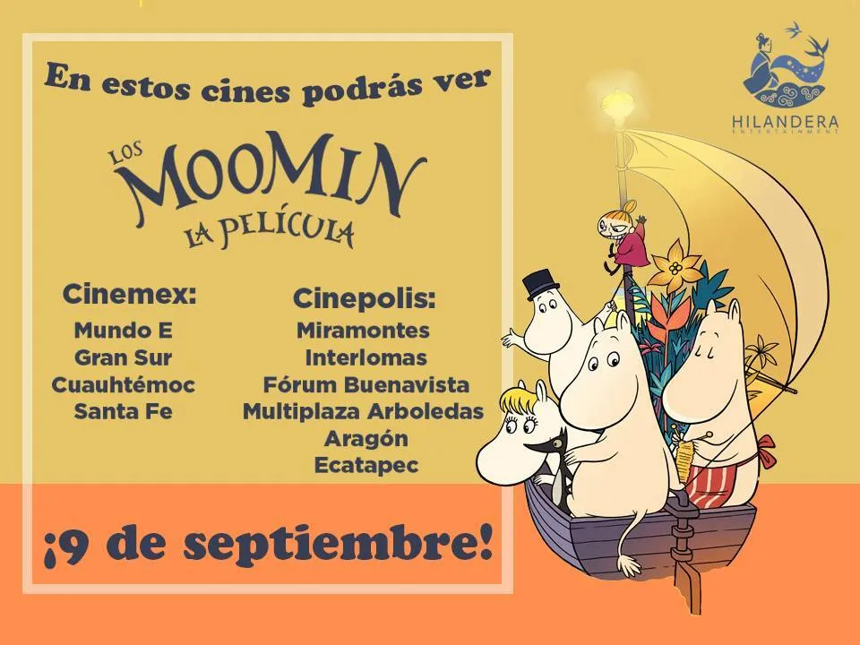 Moomin en Mexico cines